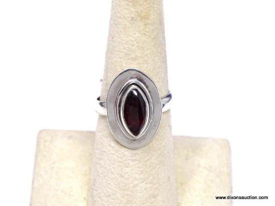 NATIVE AMERICAN STERLING SILVER ARTISAN HAND CRAFTED AMETHYST. THIS SIMPLE, YET ELEGANT RING