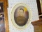 (WALL) FRAMED MILITARY PORTRAIT; VINTAGE PORTRAIT OF A MAN IN A MILITARY UNIFORM. MATTED IN AN OVAL