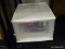 (R4) PLASTIC STORAGE DRAWER WITH CONTENTS; CONTENTS INCLUDE A CRAFTSMAN MAGNETIC TACK HAMMER, AN