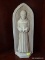 (R1) ST FRANCIS OF ASSISI STONE ARCH STATUE; HAS THE QUOTE 