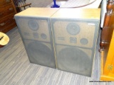 (R2) PAIR OF PIONEER CS-G403 3-WAY SPEAKER SYSTEMS. COMES WITH FABRIC COVERS. MEASURES 17.5