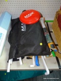 (BWALL) LOT OF YARD GAMES; LOT TO INCLUDE A MAJIK BADMINTON/VOLLEYBALL/FRISBEE SET AND A LADDERBALL