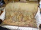 (R4) BELGIUM TAPESTRY WITH AN ITALIAN RENAISSANCE SCENE ON THE RIVER. MEASURES 4' X 3'. FABRIC COLOR