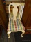 (R4) PAIR OF VASE BACK SIDE CHAIRS; 2 PIECE SET OF UNFINISHED WOOD, VASE BACK SIDE CHAIRS WITH QUEEN