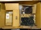 (SHELVES) BOX LOT; INCLUDES 3 SETS OF STRING LIGHTS AND 2 SOLAR POWERED PATH LIGHTS.