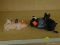 (SHELVES) PAIR OF PIG FIGURINES; 2 PIECE SET OF SLEEPING MOMMA PIG FIGURINES TO INCLUDE AN ENESCO