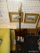 (LWALL) FLOOR LAMP; REEDED BRASS FLOOR LAMP. MISSING THE SHADE BUT COMES WITH BULB. MEASURES 48