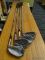 (LWALL) LOT OF GOLF CLUBS; 4 PIECE LOT TO INCLUDE A SPALDING BEN HOGAN 5610 56DEG SAND WEDGE, A