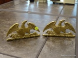 (R2) PAIR OF VIRGINIA METAL CRAFTERS SPREAD EAGLE BOOKENDS - MARKED 1952.
