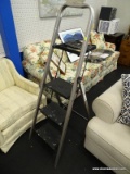 (BWALL) SKINNY MINI 3-STEP PAINTERS LADDER. STEPS ARE 32