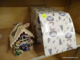 (SHELVES) BLUESKY CHRISTMAS COLLECTION MOUSE HOUSE BY HEATHER GOLDMINS.
