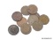 10 ASSORTED INDIAN CENTS.
