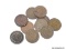 10 ASSORTED INDIAN CENTS.