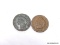 (2) 1898 INDIAN CENTS.