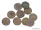 10 ASSORTED INDIAN CENTS.