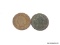 (2) 1896 INDIAN CENTS.