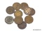 10 ASSORTED INDIAN CENTS.