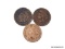 (3) 1897 INDIAN CENTS.