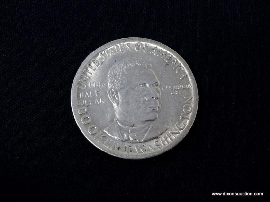 1946-S BOOKER T. WASHINGTON GEM BU SILVER COMMEMORATIVE.