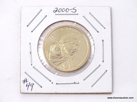 2000-S GEM PROOF SACAGAWEA DOLLAR.