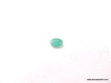 0.44 CT OVAL CUT EMERALD. 6X4X2.