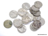 20 ASSORTED BUFFALO NICKELS.