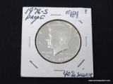 1976-S 40% SILVER GEM PROOF KENNEDY HALF DOLLAR.