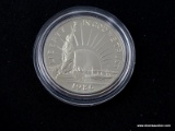 1986-S SILVER PROOF ELLIS ISLAND COMMEMORATIVE HALF DOLLAR.