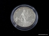 1492-1992-S SILVER PROOF COLUMBUS COMMEMORATIVE HALF DOLLAR.