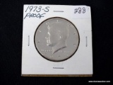 1973-S GEM PROOF KENNEDY HALF DOLLAR.