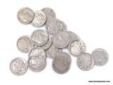 20 ASSORTED BUFFALO NICKELS.