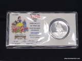 1/2 OZ .999 FINE SILVER WALT-DISNEY GRUMPY 50TH ANNIVERSARY. SNOW WHITE.