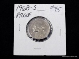 1968-S PROOF JEFFERSON NICKEL.