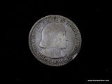 1893 COLUMBIA EXPOSITION SILVER HALF DOLLAR.