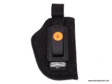 UNCLE MIKE'S SIZE 1 BLACK CONCEAL CARRY HOLSTER WITH BELT CLIP FOR SUB COMPACT PISTOLS.