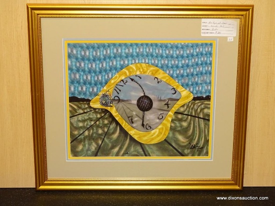 THE EYE OF TIME GICLEE BY SALVADOR DALI. MEASURES 22 3/4" X 25 1/2".