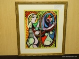 GIRL IN FRONT OF MIRROR GICLEE BY PABLO PICASSO. MEASURES 22