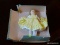 (R2) MADAM ALEXANDER #1225 LITTLE WOMEN AMY DOLL IN YELLOW DRESS. INCLUDES BOX WHICH SHOWS DAMAGE.