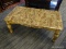 (R4) ASHLEY FURNITURE T537-13 SOUTH COAST COFFEE TABLE WITH IMITATION MARBLE TOP, TURNED LEGS WITH