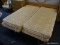 PAIR OF TWIN CRAFT MATTED BEDS WAS USED AS KING SIZE.