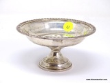 PREISMER STERLING SILVER WEIGHTED FOOTED COMPOTE. MEASURES APPROX. 3