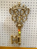 APPROX 17.5 IN LONG SKELETON KEY WALL DECORATION.
