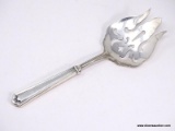 UNMARKED STERLING HANDLED SERVING FORK. MEASURES APPROX. 8-1/2