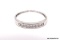 RARE ANTIQUE PLATINUM (TESTED) AND DIAMOND (TESTED) 1/4 ETERNITY BAND. FEATURES 9 SQUARE CHANNEL SET