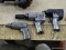 LOT OF (3) PNEUMATIC AIR DRILLS. (2) MADE BY CHICAGO PA AND (1) BY UNIVERSAL TOOL CO.