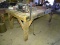 BENCHMADE WOODEN WORK TABLE MEASURES APPROX. 8' X 4' X 3' 1.5