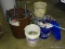 LOT OF MISC. TO INCLUDE (4) HEAVY DUTY WORK BUCKETS, RUBBERMAID 20 GALLON TRASH CAN, EXTENDABLE