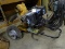 TEEL SELF PRIMING CENTRIFUGAL PUMP. WITH BRIGGS AND STRATTON 10 HP MOTOR, MODEL #226432. TIRES ARE