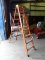 BAUER 8 FT ALUMINUM FOLDING LADDER.