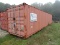 40' TRITON STORAGE/SHIPPING CONTAINER. TYPE KB40-DC-55. MADE IN 1998.